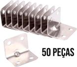 Suportes de Canto para Juntas de Perfil Fixadores de Ângulo Kit 50 pçs. F-522 Saint Plus