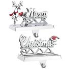 Suportes de meias de Natal SMINDER Merry Christmas, conjunto de 2