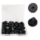 Suportes de pinos de lapela TTSAM Butterfly Clutch Pin Backs PVC Rubber Suportes de pinos de lapela TTSAM Butterfly Clutch Pin Backs PVC Rubber