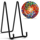 Suportes de placa IPAME de 20 cm, suporte de placa de arame quadrado de metal, pacote com 4 Suportes de placa IPAME de 20 cm, suporte de placa de arame quadrado de metal, pacote com 4