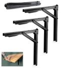 Suportes de prateleira dobráveis Wallmaster 60cm Heavy Duty Steel 227kg