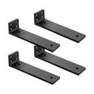 Suportes de prateleira flutuantes Aunulahca Heavy Duty Wall, pacote com 4