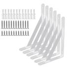 Suportes de prateleira Medach Heavy Duty Steel Wall Mount White