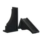 Suportes decorativos Mayne Inc Fairfield, pacote com 2 unidades, plástico preto