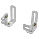 Suportes home theater caixa som ajustável 1 par branco