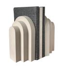 Suportes para livros OAKOA Concrete Heavy Duty para prateleiras decorativas
