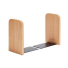 Suportes para livros Pandapark Wood, antiderrapantes, pesados, 1 par