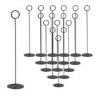 Suportes para números de mesa Urban Deco 30cm em aço 16PK preto