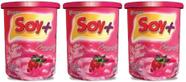 SUPRASOY SOY + MORANGO SEM LACTOSE 3x300G - SUPRA SOY SUPRASOY SOY + MORANGO SEM LACTOSE 3x300G - SUPRA SOY