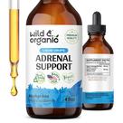 Suprimento Adrenal Support Drops Wild & Organic de 120 ml para 2 meses