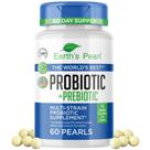 Suprimento de Probiótico Earth's Pearl para mulheres/homens/crianças para 60 dias