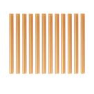 Suprimentos de arte HUIHUIBAO Gold Hot Glue Sticks 12 peças de 0,7x10 cm