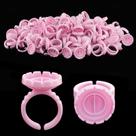 Suprimentos de extensões de cílios Beauty Junko Glue Rings 100 unidades Suprimentos de extensões de cílios Beauty Junko Glue Rings 100 unidades