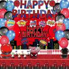 Suprimentos de festa Festa de aniversário com tema de aranha com decorações Suprimentos de festa Festa de aniversário com tema de aranha com decorações
