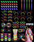 Suprimentos de festa Glow in the Dark 275 unidades para crianças e adultos