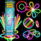 Suprimentos de festa PartySticks Glow Sticks 205 unidades com óculos e pulseiras