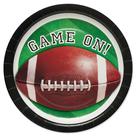 Suprimentos para festas American Greetings Football, pratos de jantar x36 Suprimentos para festas American Greetings Football, pratos de jantar x36