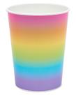 Suprimentos para festas American Greetings Rainbow, copos de 473 ml (8)