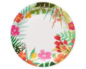 Suprimentos para festas American Greetings Tropical Luau Dinner Plates Suprimentos para festas American Greetings Tropical Luau Dinner Plates