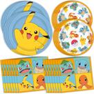 Suprimentos para festas: pratos e guardanapos exclusivos de Pokémon Suprimentos para festas: pratos e guardanapos exclusivos de Pokémon