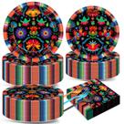 Suprimentos para festas Qyeahkj Mexican Fiesta serve para 50 convidados