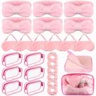 Suprimentos para festas Sleepover FIONUPI Spa Sleepover, conjunto de 30 unidades