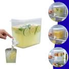 Suqueira 3 Litros com Torneira Dispenser de Bebidas Garrafa Transparente Para Suco Água Chá Festa Cozinha Resistente
