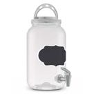 Suqueira 3,6l Plástico Branco Dispenser Água Festas c/ Lousa