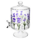Suqueira Bold c/ Pé Lavanda Hand Painting 4,5L Cristal