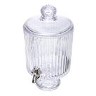 Suqueira Bold com Pé e Tampa Wolff Bangkok 4,5L Cristal Suqueira Bold com Pé e Tampa Wolff Bangkok 4,5L Cristal