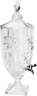 Suqueira com pe e tampa palm tree 4,5l cristal wolff