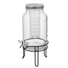 Suqueira com Suporte para Gelo e Suporte Metal 5,5lts Sucos Refrigerantes