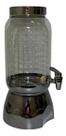 Suqueira Com Torneira E Suporte 3,6lt Wave Luxo Chumbo Bande