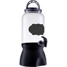 Suqueira Pote De Plástico Com Torneira 3600 Ml Com Lousa Pta