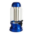 Suqueira Vidro Sucos e Bebidas 3,2L Porta Gelo - Azul Verniz