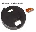Surdina para Violoncelo Redonda - TS011 Torelli + Breu