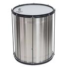 Surdo Surdão 60 x 18 Polegadas Chapa Escovada 8 Afin Aro Preto Luen 33190