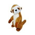 Suricato de Pelúcia Fizzy 29cm Fofo, Realista e Ideal para Presentear
