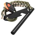 Survival Fire Starter Cleryviduu com Ferro Rod & Paracord