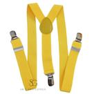Suspensório Amarelo Infantil Para Pajens e Eventos