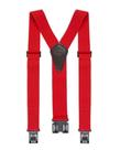 Suspensórios Dickies, clipe de cinto masculino, elástico, vermelho, tamanho único