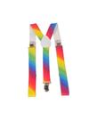 Suspensórios Dress Up America Rainbow para adultos - Y Back