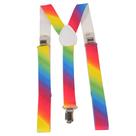 Suspensórios Dress Up America Rainbow Y Back para adultos