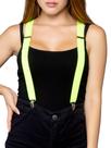 Suspensórios Leg Avenue Amarelo Neon Ajustáveis