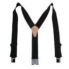 Suspensórios Masculinos Perry Products SN200 - Com Clip-on de 5cm - Pretos