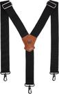 Suspensórios Masculinos WELKINLAND Y-Back - 5cm de Largura - Pretos