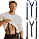 Suspensórios ocultos Janmercy para homens que caminham ao ar livre no inverno