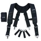 Suspensórios para cinto de ferramentas MELOTOUGH Construction com suporte para telefone