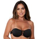 Sutiã Adulto Bojo Liso sem alça Reforçado Costas Nua Alça Tira Silicone Confortável Lingerie