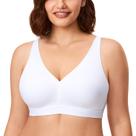 Sutiã AISILIN Sem Arco Plus Size Branco 48DD